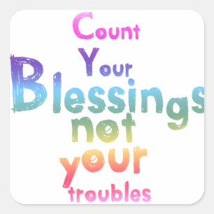 Geschenke, zum Ihres Geistes anzuheben und Ihres Quadratischer Aufkleber