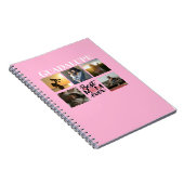 Geschenke zum Muttertag Foto-Collage und Monogramm Notizblock (Rechte Seite)