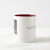 Geschenke zum personalisierten Jahrestag - Kundens Zweifarbige Tasse (Mittel)