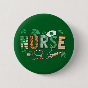 Geschenke zum Tag des Pflegepersonals St. Patrick' Button