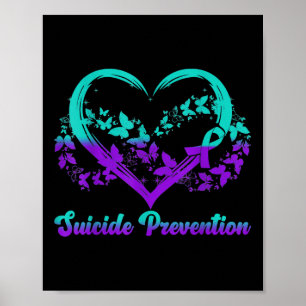 Geschenke zum Thema Suizidpräventionsbewusstsein Poster