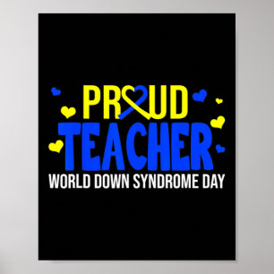 Geschenke zum Welt-Down-Syndrom-Tag für Lehrer Poster