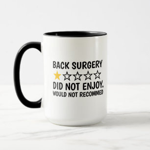 Geschenke zur Rückenoperation, Rückenoperation, Wi Tasse