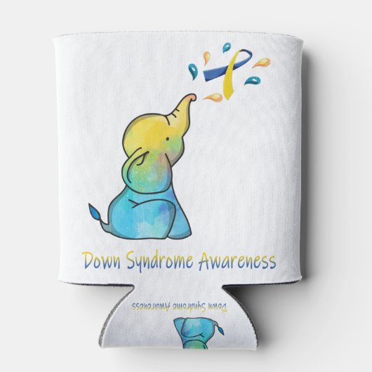 Geschenke zur Sensibilisierung für Elephant-Down-S Dosenkühler (Rückseite)