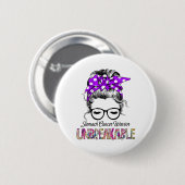 Geschenke zur Unterstützung des Krebsbewusstseins  Button (Vorne & Hinten)