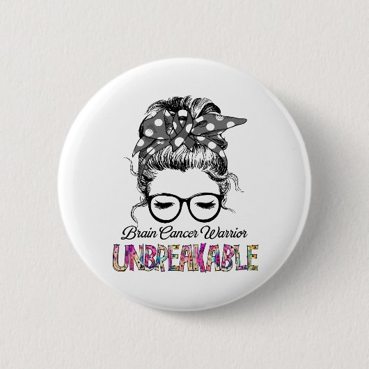 Geschenke zur Unterstützung von Brain Cancer Aware Button (Vorderseite)