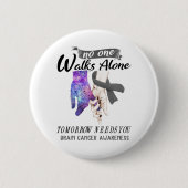 Geschenke zur Unterstützung von Brain Cancer Aware Button (Vorderseite)