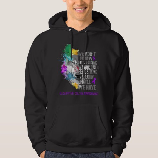 Geschenke zur Unterstützung von Colitis Awareness  Hoodie (Vorderseite)
