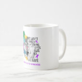 Geschenke zur Unterstützung von Colitis Awareness  Kaffeetasse (VorderseiteRechts)