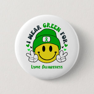 Geschenke zur Unterstützung von Lyme Awareness Rib Button