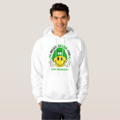 Geschenke zur Unterstützung von Lyme Awareness Rib Hoodie (Vorne ganz)