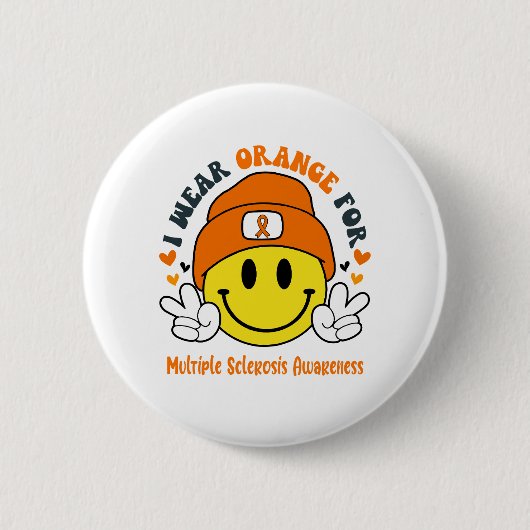 Geschenke zur Unterstützung von Multipler Sklerose Button (Vorderseite)