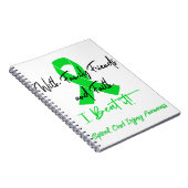 Geschenke zur Unterstützung von Spinal Cord Injury Notizblock (Rechte Seite)