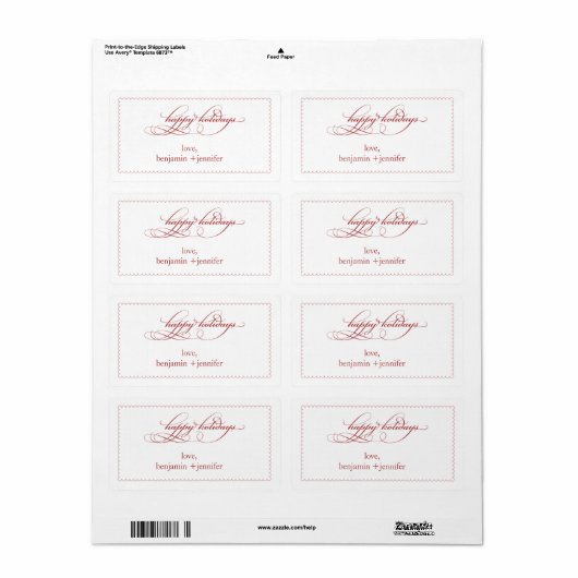 Geschenketikett (Vorne)