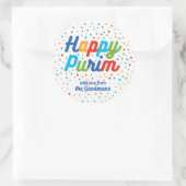 Geschenketikett für benutzerdefinierte Zwecke Runder Aufkleber (Tasche)