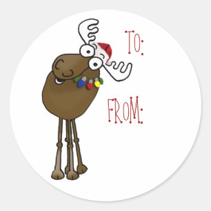 Geschenketikett für: runder aufkleber