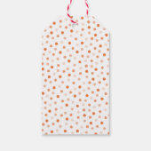 Geschenketikett zu/von mit zwei bezaubernden Babyb Geschenkanhänger (Rückseite)