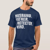 Geschenkfamilie Pater Protector Helden T-Shirt (Vorderseite)