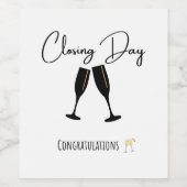 Geschenkflasche Weinetikett (Einzelnes Label)