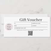 Geschenkgutachten für den QR-Code für kleine Unter (Vorderseite)