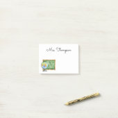 Geschenkgutachten für Geschichtslehrer - Geschenkg Post-it Klebezettel (Auf Schreibtisch)