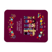 Geschenkgutachten für Individuelle Name Magnet (Horizontal)