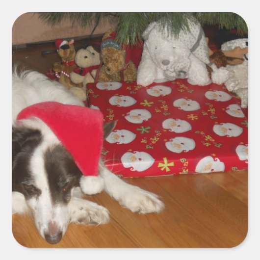 Geschenkgutachten Quadratischer Aufkleber (Vorderseite)