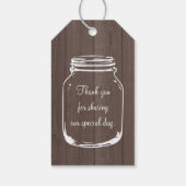 Geschenkgutmarken für Gastgeschenke Hochzeiten Geschenkanhänger (Rückseite)