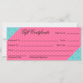 Geschenkgutschein (Rückseite)