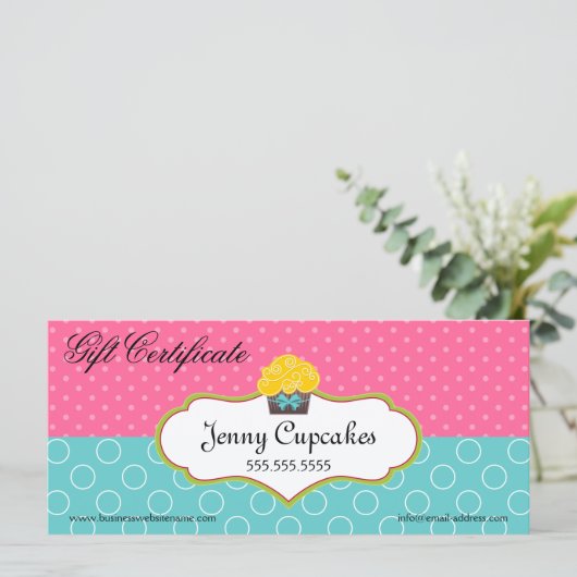 Geschenkgutschein (Stehend Vorderseite)