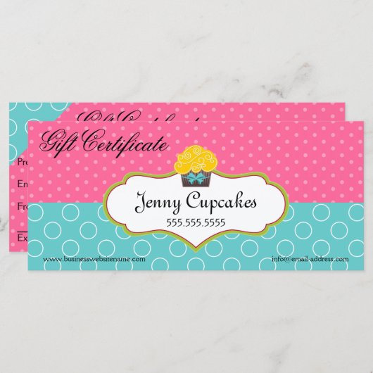 Geschenkgutschein (Vorne/Hinten)