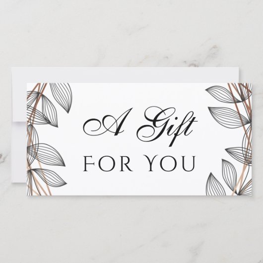 Geschenkgutschein (Vorderseite)