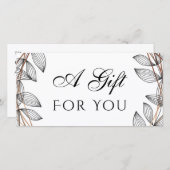 Geschenkgutschein (Vorne/Hinten)