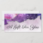 Geschenkgutschein (Vorderseite)