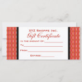 Geschenkgutschein (Rückseite)