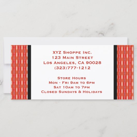 Geschenkgutschein (Vorderseite)