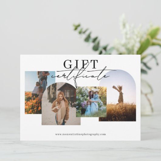 Geschenkgutschein (Stehend Vorderseite)