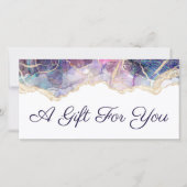 Geschenkgutschein (Vorderseite)