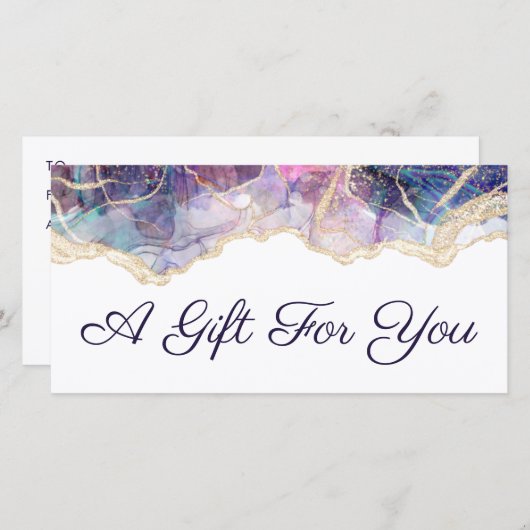 Geschenkgutschein (Vorne/Hinten)