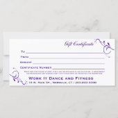 Geschenkgutschein (Rückseite)