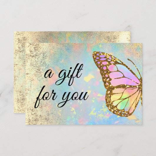 Geschenkgutschein (Vorne/Hinten)