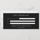 Geschenkgutschein (Rückseite)