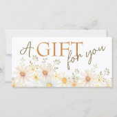 Geschenkgutschein (Vorderseite)