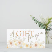 Geschenkgutschein (Stehend Vorderseite)