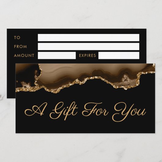 Geschenkgutschein (Vorne/Hinten)