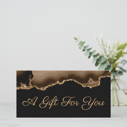 Geschenkgutschein (Stehend Vorderseite)