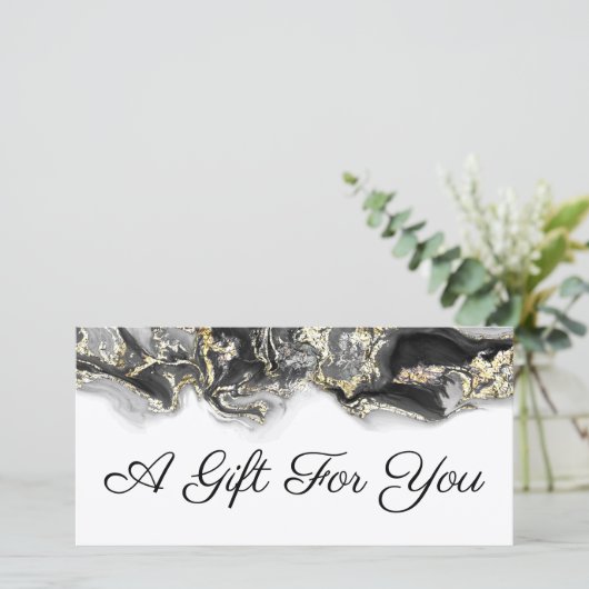 Geschenkgutschein (Stehend Vorderseite)