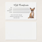 Geschenkgutschein (Vorne & Hinten)