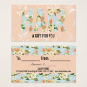 Geschenkgutschein (Vorne & Hinten)