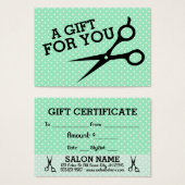 Geschenkgutschein (Vorne & Hinten)